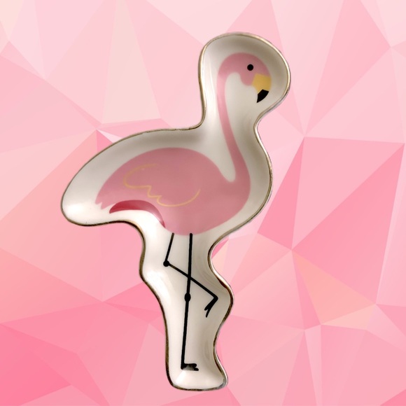 FLAMINGO TRINKET TRAY NWT - Picture 5 of 5